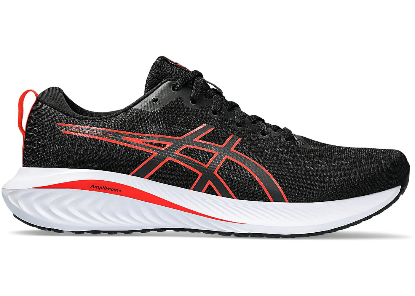 アシックス 黒いこと 黒いこと 赤 赤いこと スニーカー メンズ ASICS GEL-EXCITE 10 BLACK TRUE RED / BLACK TRUE RED