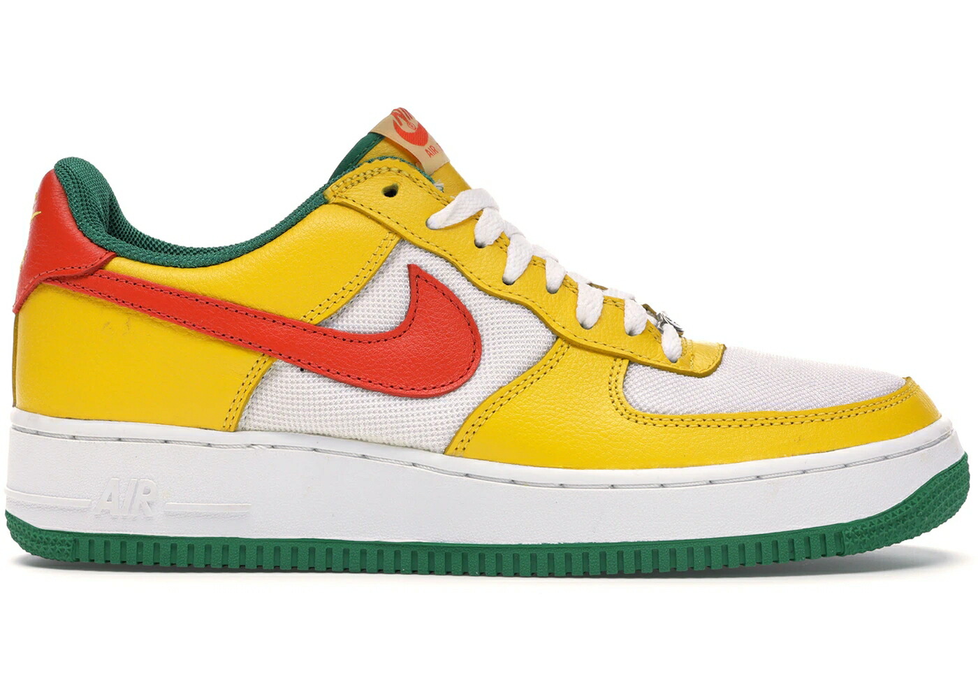 ナイキ 黄味がかった 黄色 橙 オレンジ色 白いこと 白いこと 空軍 スニーカー メンズ NIKE AIR FORCE 1 LOW NOTTING HILL CARNIVAL / YELLOW ZEST ORANGE FLASH WHITE