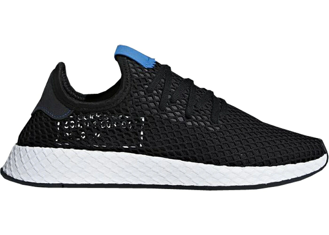 アディダス コア 黒色 ブラック ブルーバード スニーカー メンズ ADIDAS DEERUPT ALPHATYPE / CORE BLACK CORE BLACK BLUEBIRD