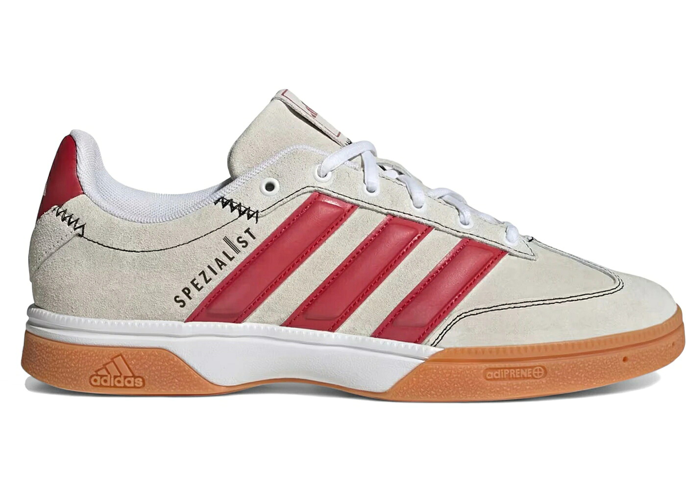 アディダス 白色 ホワイト 黒色 ブラック コア スニーカー メンズ ADIDAS SPEZIALIST INDOOR WHITE BLACK SCARLET / CLOUD WHITE CLOUD WHITE CORE|スニケス