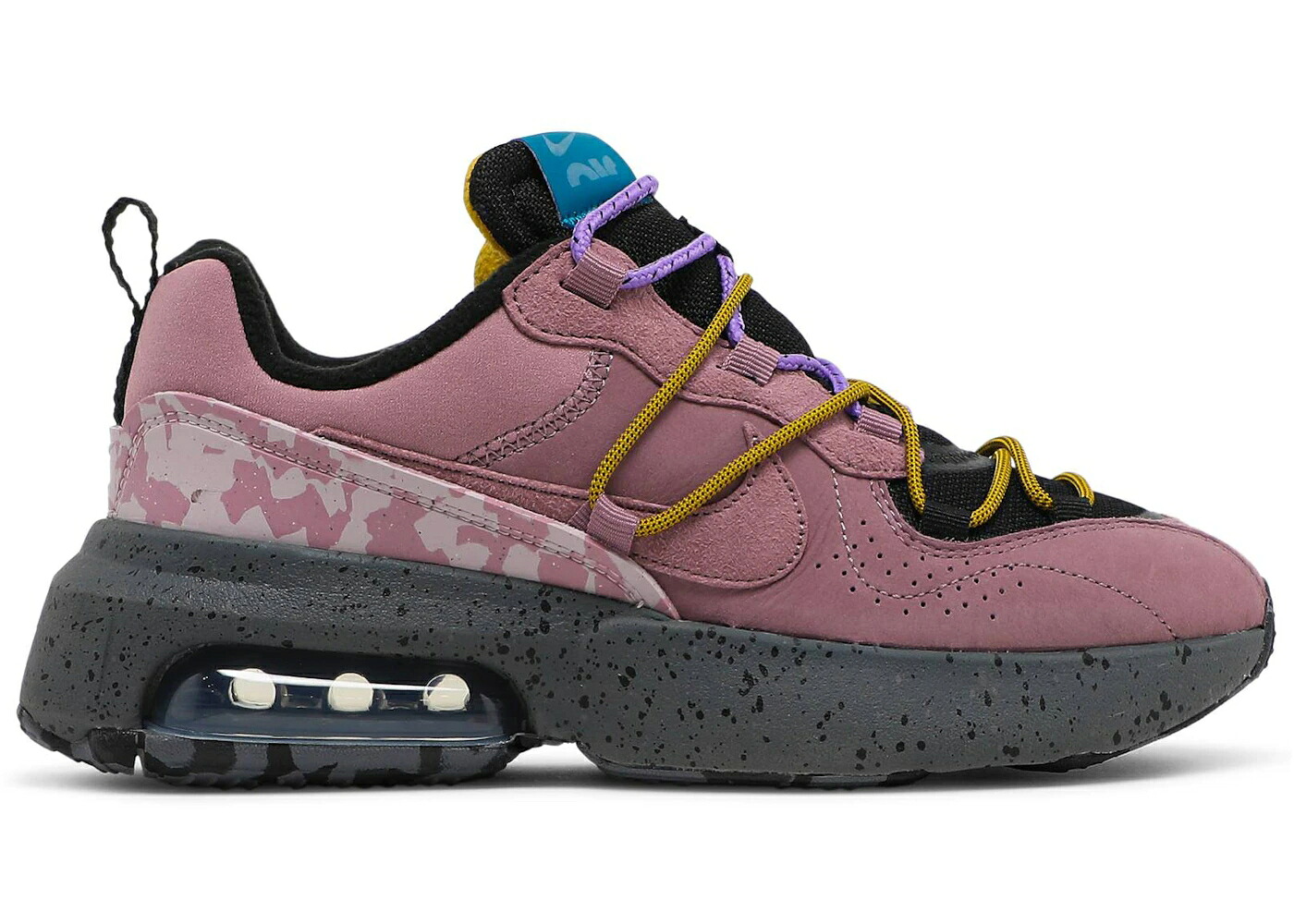 ナイキ マックス 黒いこと 黒いこと 緑 緑であること 大気圏マックス スニーカー レディース NIKE AIR MAX VIVA PLUM DUST / BLACK DARK CITRON GREEN ABYSS
