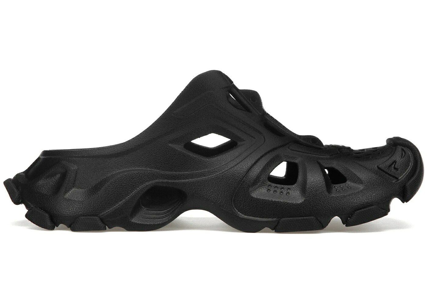 バレンシアガ 黒いこと 黒いこと 天然ゴム スニーカー メンズ BALENCIAGA 固定ディスク MULE BLACK RUBBER /