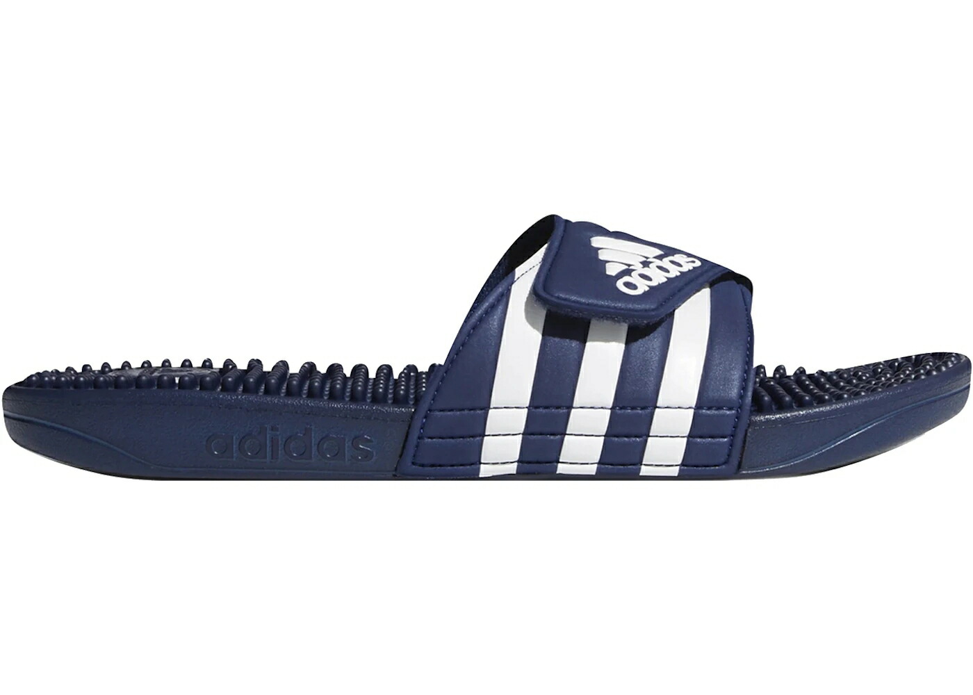 アディダス 青色 ブルー 白色 ホワイト スニーカー メンズ ADIDAS ADISSAGE SLIDES DARK BLUE / DARK BLUE CLOUD WHITE DARK BLUE