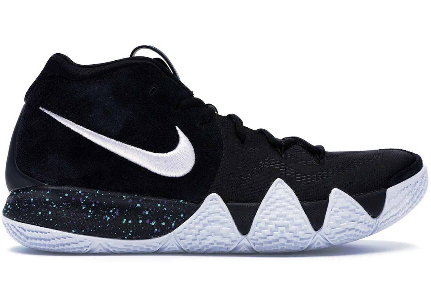ナイキ カイリー 黒色 ブラック 白色 ホワイト スニーカー メンズ NIKE KYRIE 4 ANKLE TAKER / BLACK WHITE