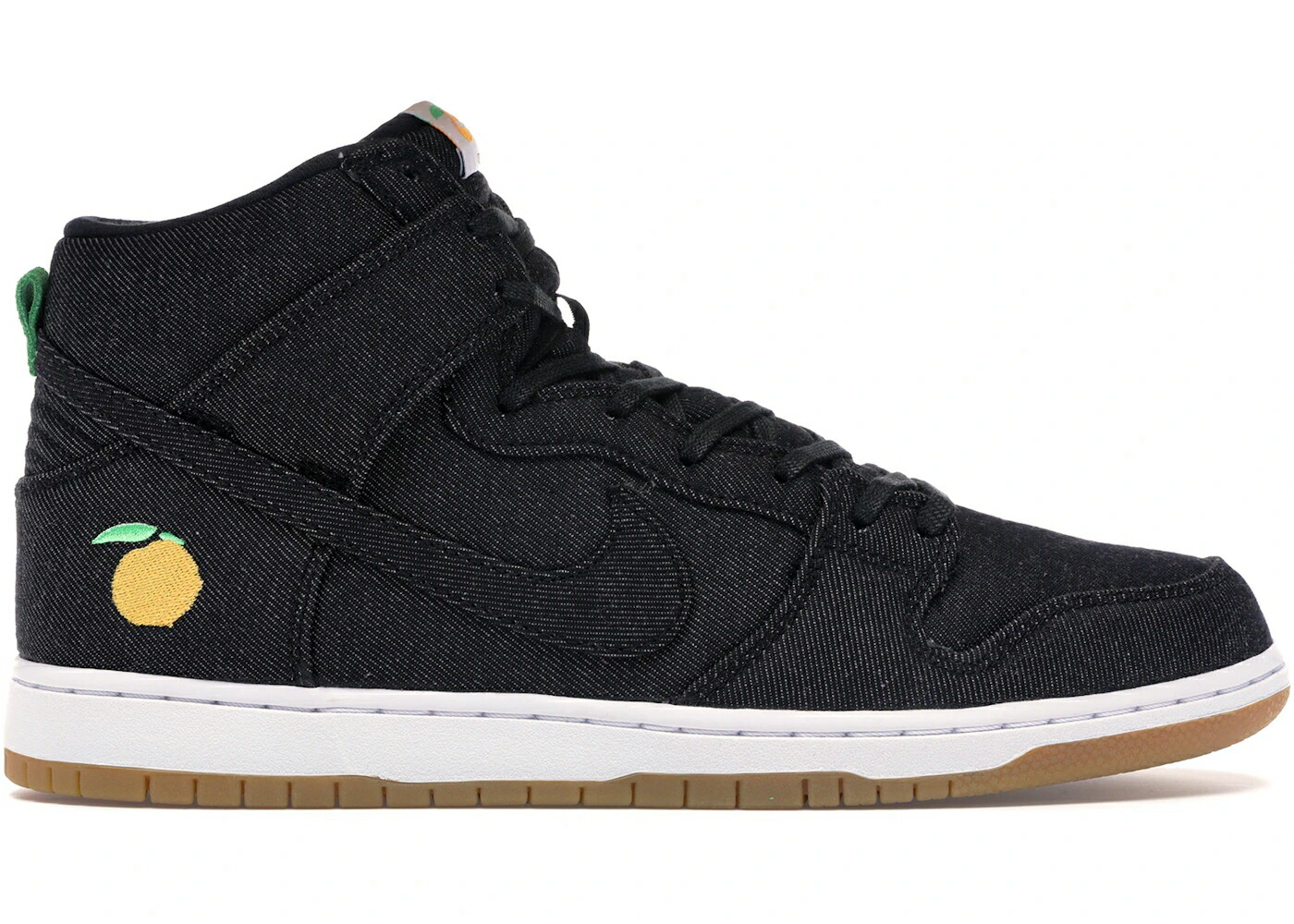 ナイキ エスビー ダンク ハイ 黒色 ブラック 白色 ホワイト レーザー 橙 オレンジ ダンクハイ スニーカー メンズ NIKE SB DUNK HIGH MOMOFUKU / BLACK WHITE LASER ORANGE BLACK|スニケス