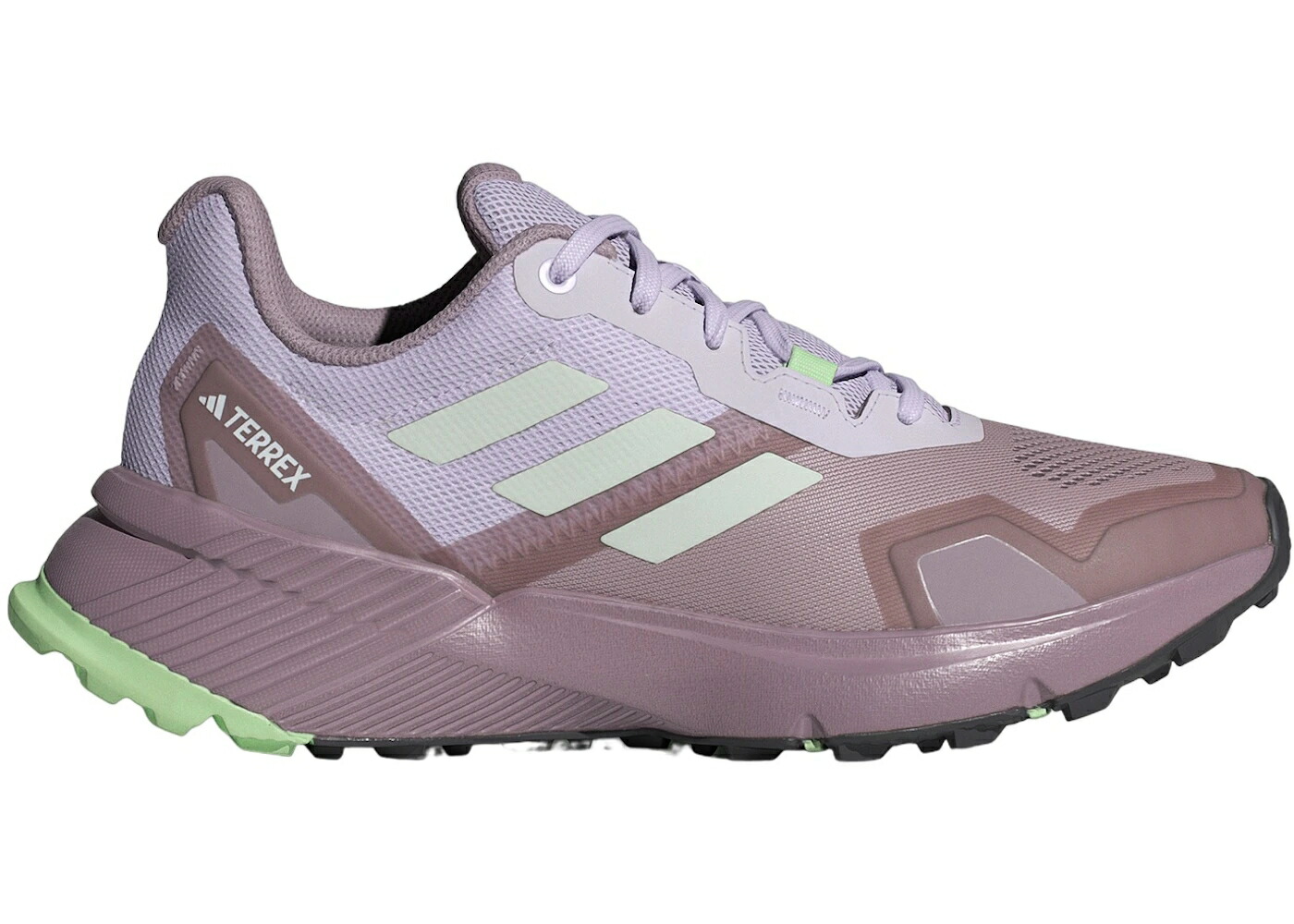 アディダス 翡翠 ジェード 緑 グリーン WOMEN スニーカー レディース ADIDAS TERREX SOULSTRIDE TRAIL PRELOVED FIG CRYSTAL JADE SEMI GREEN SPARK (WOMEN) / PRELOVED FIG CRYSTAL JADE SEMI