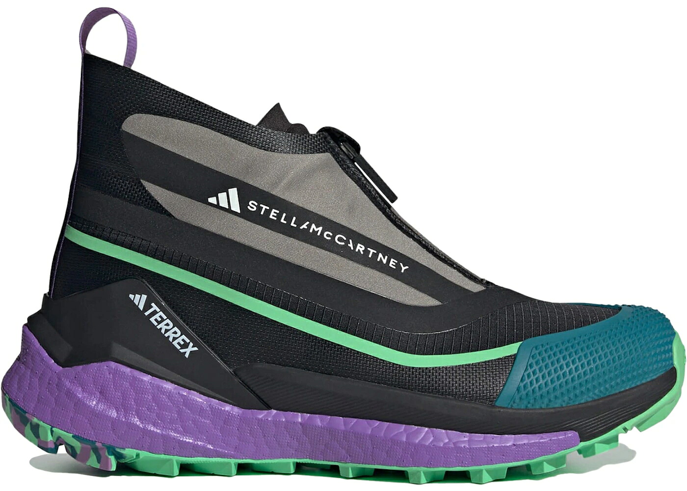 アディダス フリー 黒色 ブラック 緑 グリーン コア ディープ スニーカー メンズ ADIDAS TERREX FREE HIKER STELLA MCCARTNEY BLACK GREEN LILAC / CORE BLACK SEMI FLASH GREEN DEEP|スニケス