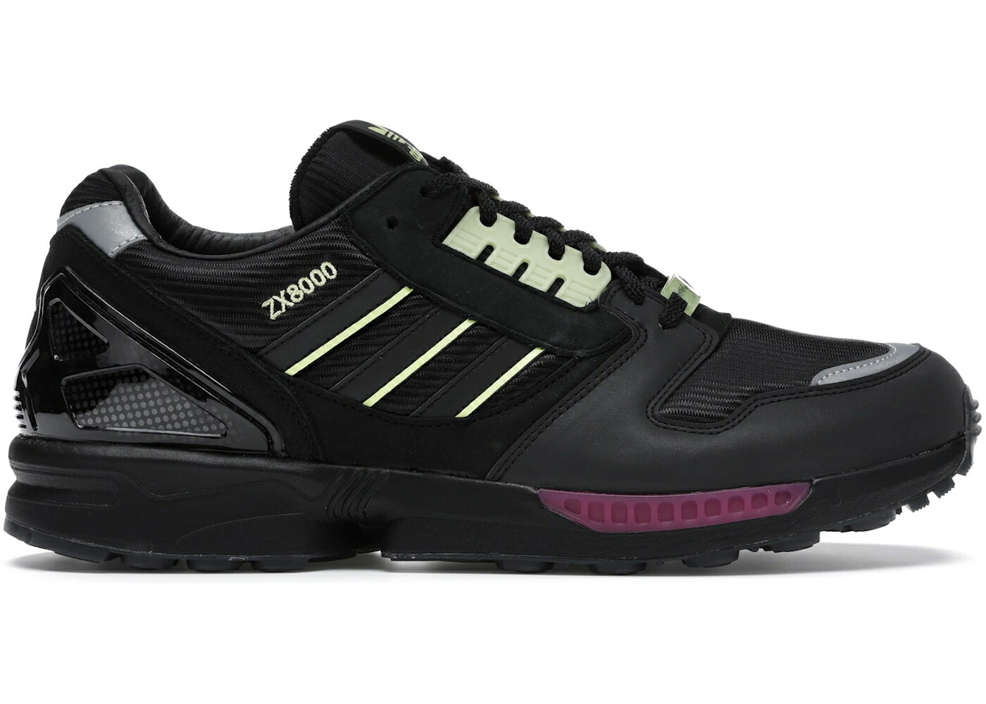 アディダス 中核グループ 黒いこと 黒いこと 黄味がかった 黄色 レアル スニーカー メンズ ADIDAS ZX 8000 METROPOLITAN DRIFTER / CORE BLACK YELLOW TINT REAL