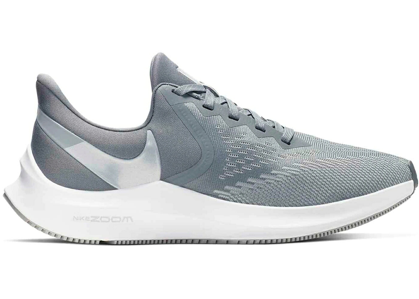 ナイキ ズーム クール 灰色 グレー 白色 ホワイト WOMEN'S スニーカー レディース NIKE AIR ZOOM WINFLO 6 COOL GREY (WOMEN'S) / COOL GREY WOLF GREY WHITE