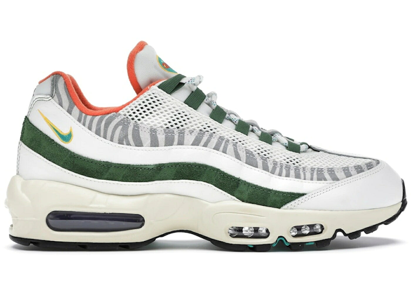 ナイキ マックス サファリ 緑 緑であること フォレスト エア湖マックス スニーカー メンズ NIKE AIR MAX 95 ERA SAFARI / SAIL NEW GREEN FOREST GREEN