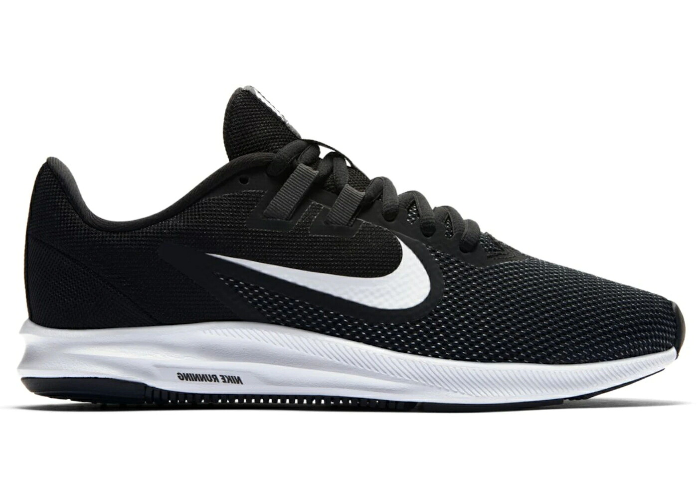 ナイキ 黒色 ブラック 白色 ホワイト WOMEN'S スニーカー レディース NIKE DOWNSHIFTER 9 BLACK (WOMEN'S) / BLACK WHITE ANTHRACITE｜スニケス