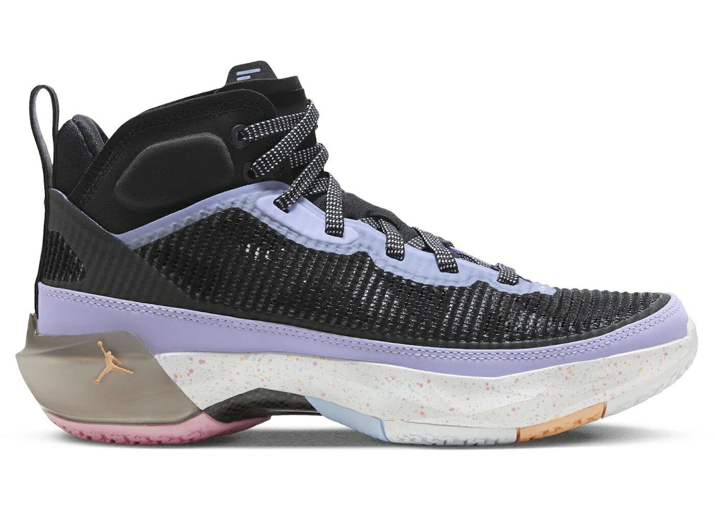 ナイキ ジョーダン 黒いこと 黒いこと 青味 青み 御坊っちゃん キッズ JORDAN 37 GC DONGDAN (GS) / BLACK LILAC ICE HYDROGEN BLUE もの言う花 マタニティ スニーカー