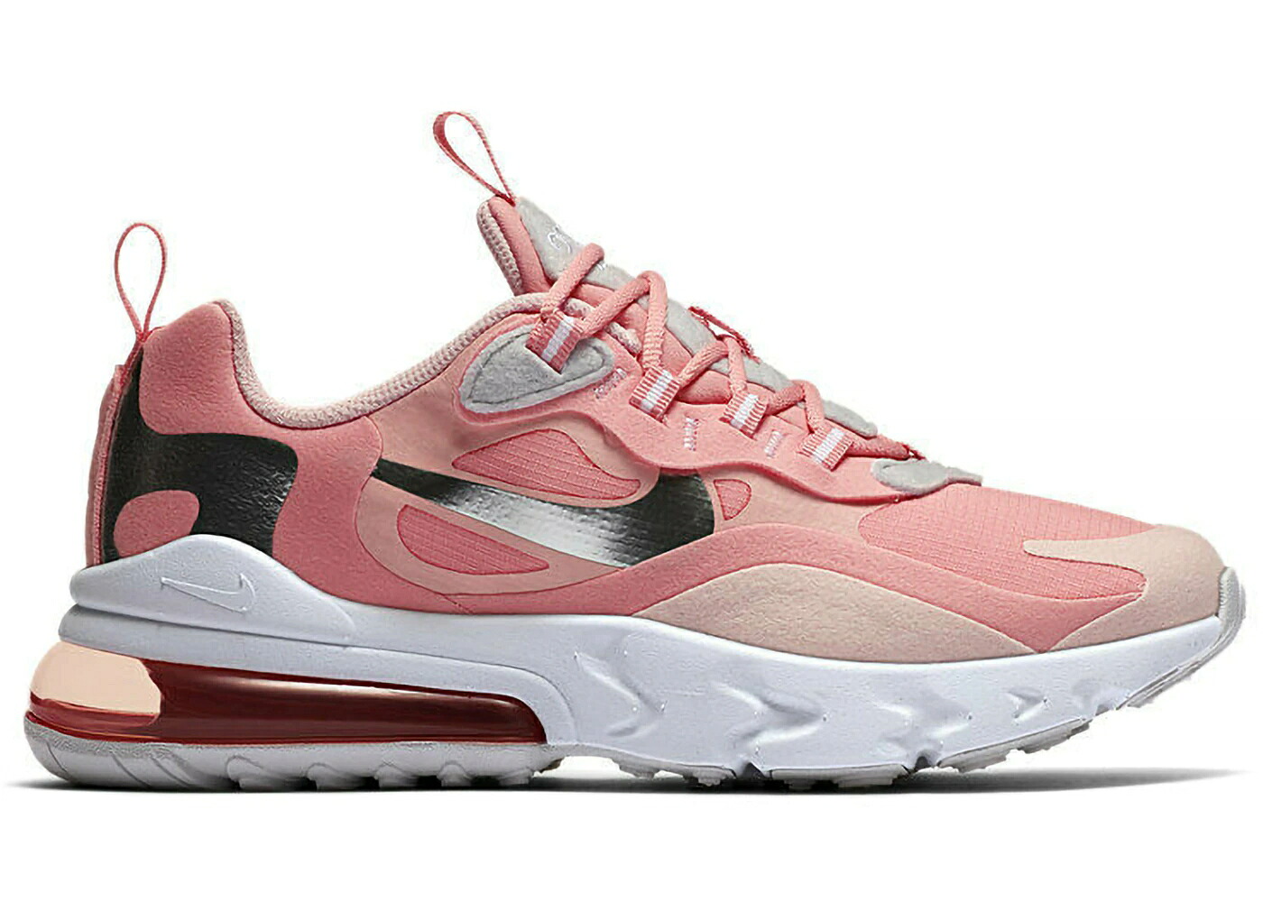 ナイキ マックス リアクト 白いこと 白いこと 大気圏マックス お坊っちゃん キッズ NIKE AIR MAX 270 REACT GG BLEACHED CORAL (GS) / BLEACHED CORAL WHITE WHITE もの言う花 マタニティ スニーカー