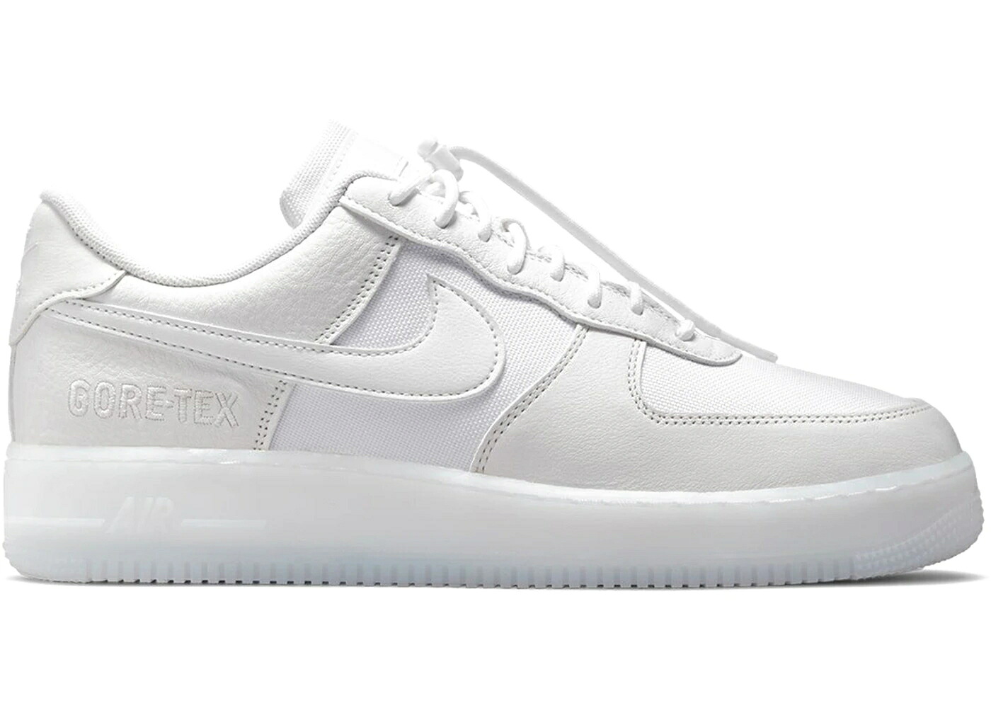 ナイキ ゴアテックス 白いこと 白いこと 空軍 スニーカー メンズ NIKE AIR FORCE 1 LOW GORE-TEX TRIPLE WHITE / WHITE WHITE HYPER ROYAL WHITE