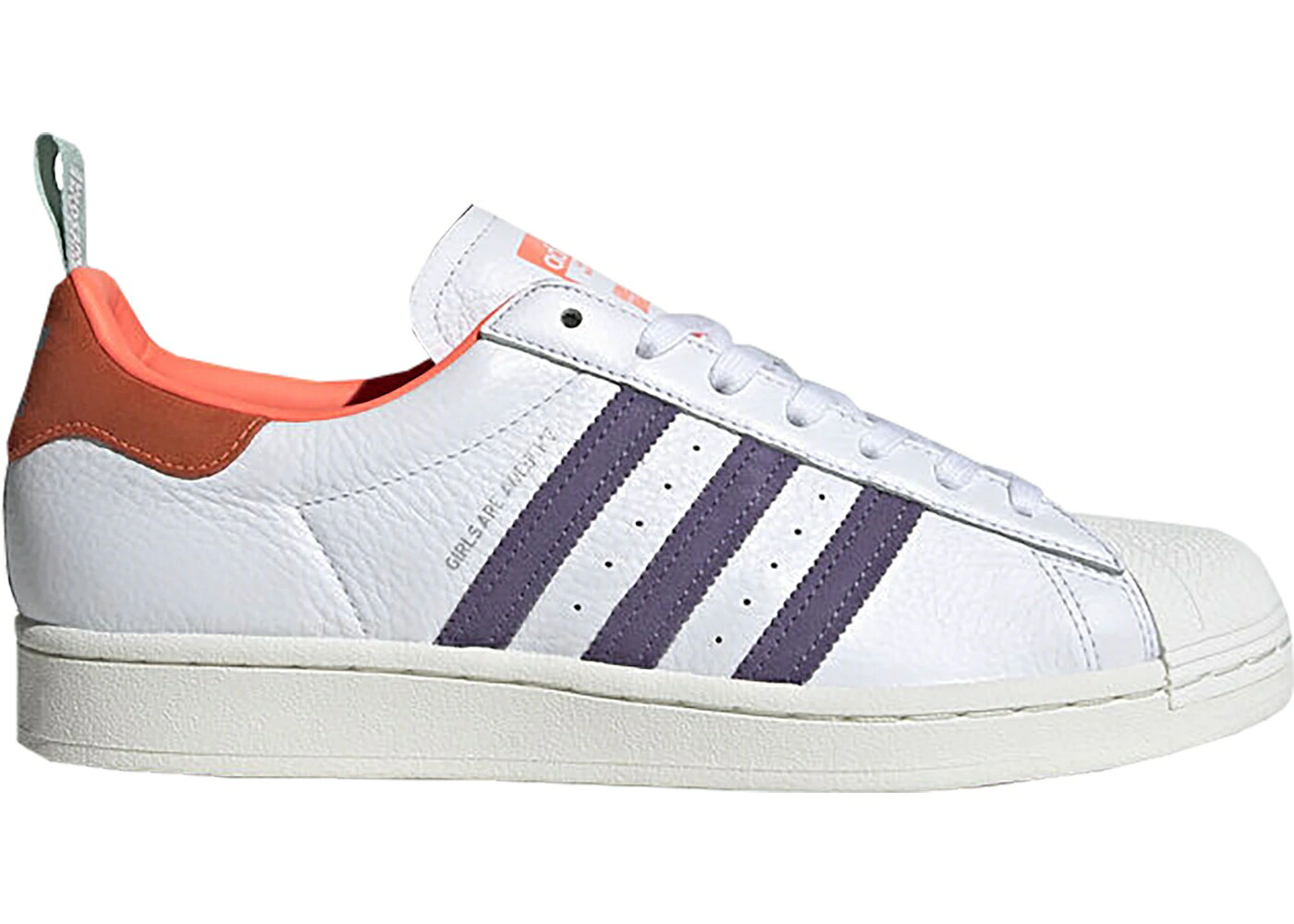 アディダス はやりっ子 白いこと 白いこと サクラ色 WOMEN\u0027S スニーカー レディース ADIDAS SUPERSTAR GIRLS ARE AWESOME (WOMEN\u0027S) / CLOUD WHITE ICEY PINK SIGNAL