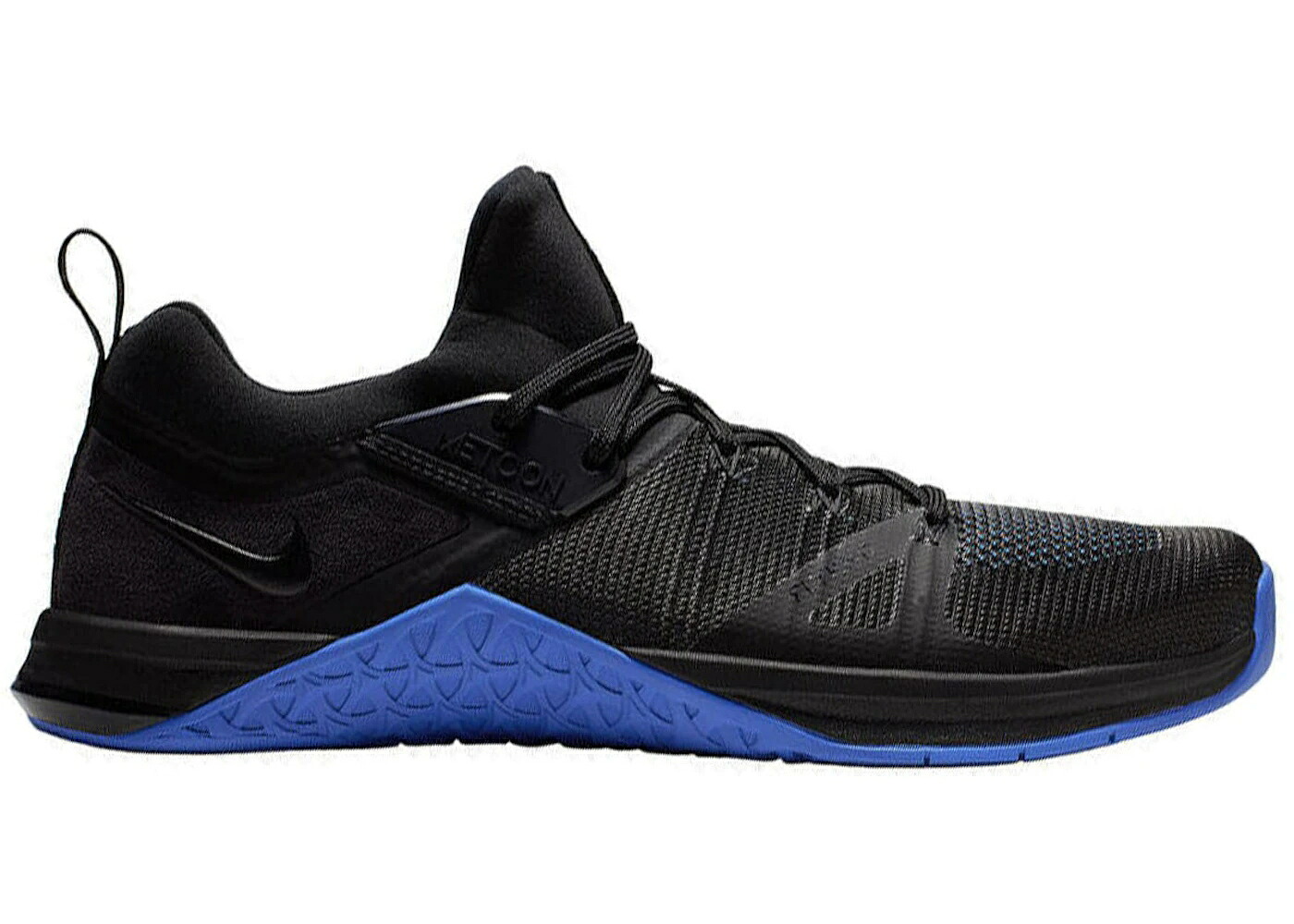 ナイキ フライニット 黒色 ブラック 青色 ブルー スニーカー メンズ NIKE METCON FLYKNIT 3 BLACK BLUE / BLACK BLUE