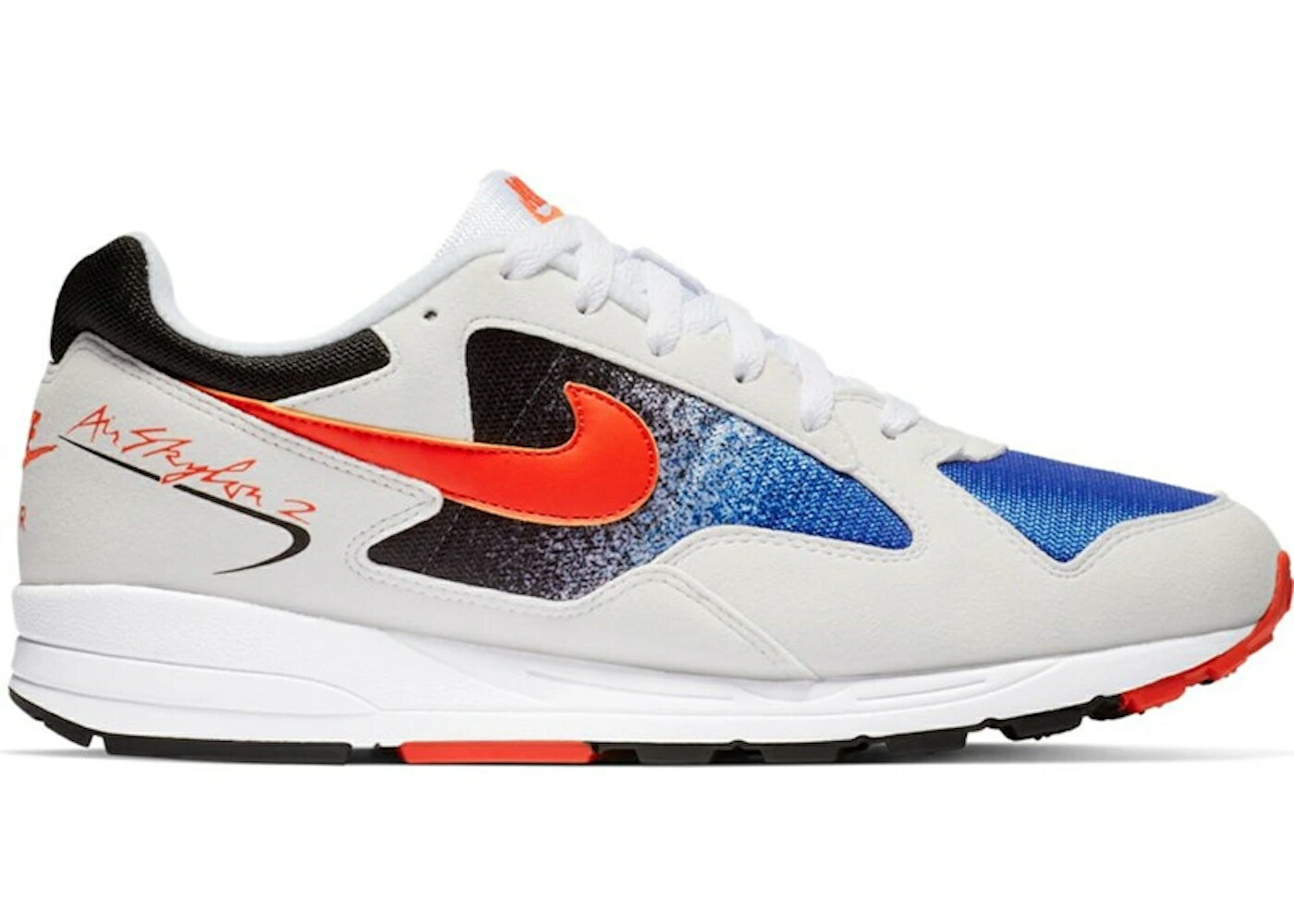ナイキ 白色 ホワイト 橙 オレンジ 黒色 ブラック チーム スニーカー メンズ NIKE AIR SKYLON 2 WHITE ORANGE ROYAL / WHITE HYPER ROYAL BLACK TEAM