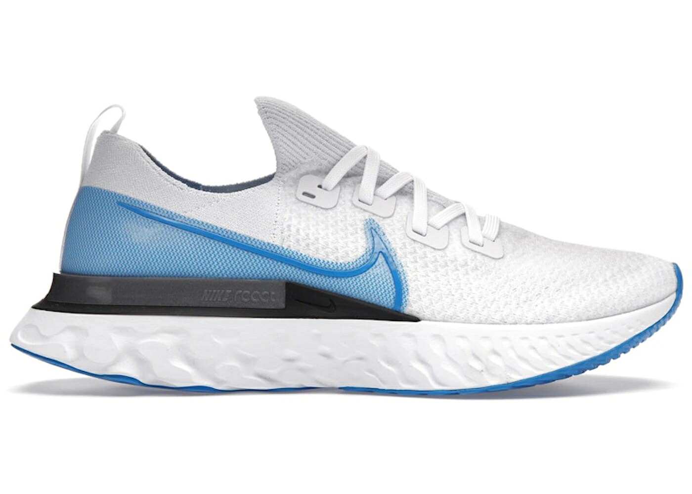 ナイキ リアクト ラン フライニット 白色 ホワイト ピュア プラチナム スニーカー メンズ NIKE REACT INFINITY RUN FLYKNIT TRUE WHITE / TRUE WHITE WHITE PURE PLATINUM|スニケス