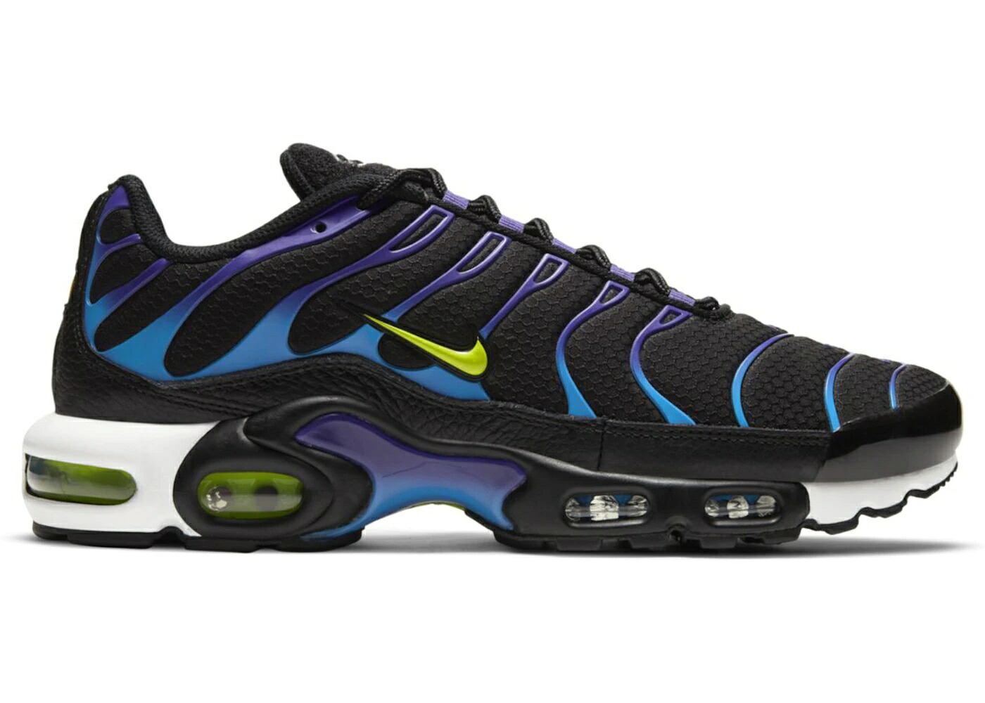 ナイキ マックス 黒色 ブラック コート 紫 パープル 白色 ホワイト エアマックスプラス スニーカー メンズ NIKE AIR MAX PLUS KAOMOJI / BLACK COURT PURPLE WHITE CYBER
