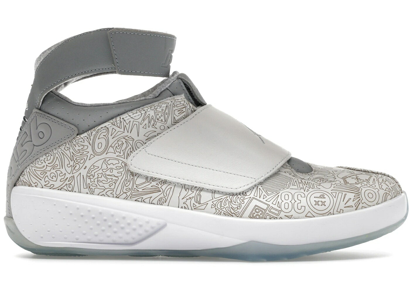 ナイキ ジョーダン レーザ 白いこと 白いこと しろがね色 しろがね色 スニーカー メンズ JORDAN 20 RETRO 30TH ANNIVERSARY LASER / LASER WHITE METALLIC SILVER
