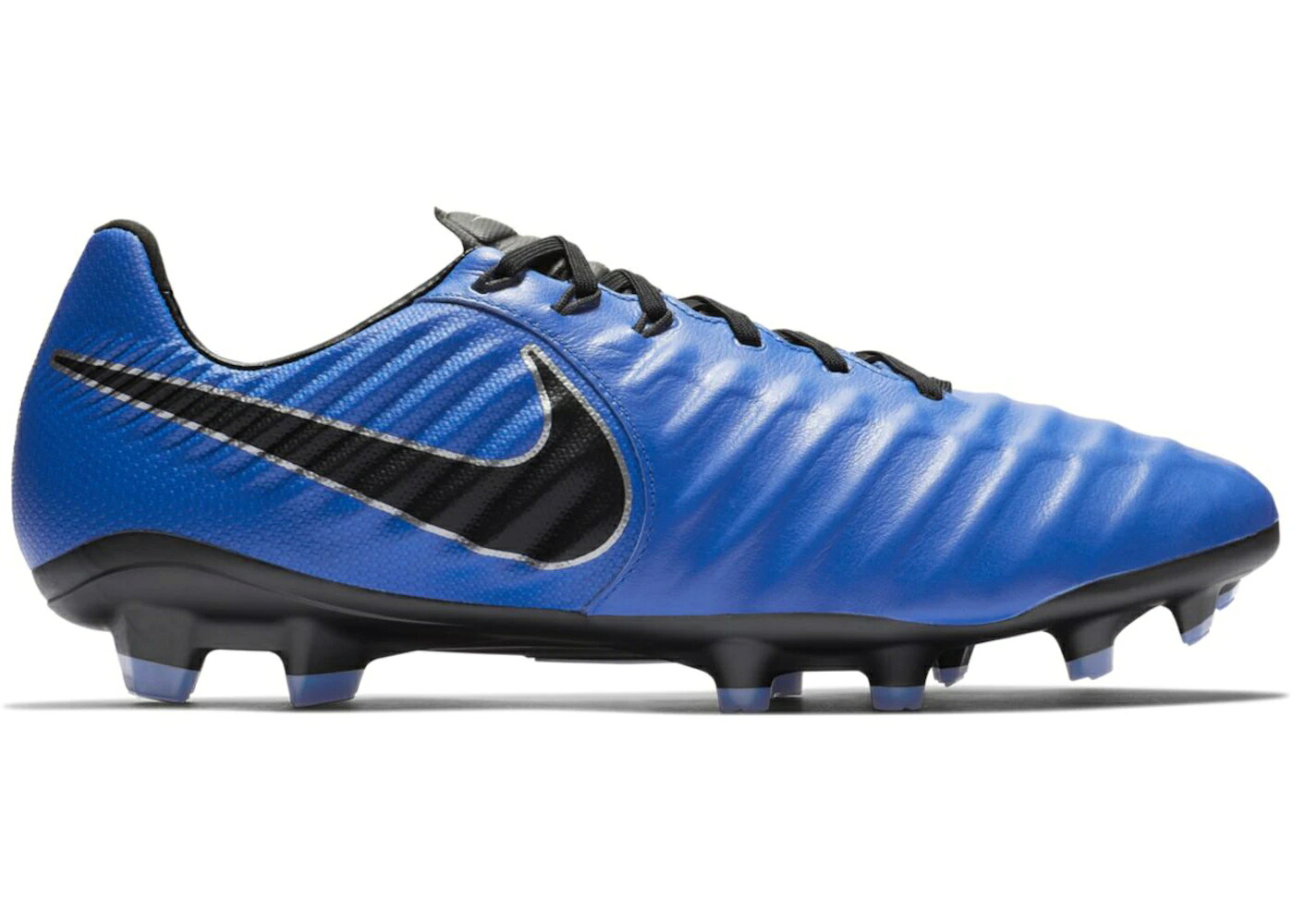 ナイキ レジェンド プロ 青色 ブルー 黒色 ブラック 銀色 シルバー スニーカー メンズ NIKE LEGEND 7 PRO FG RACER BLUE / RACER BLUE BLACK METALLIC SILVER