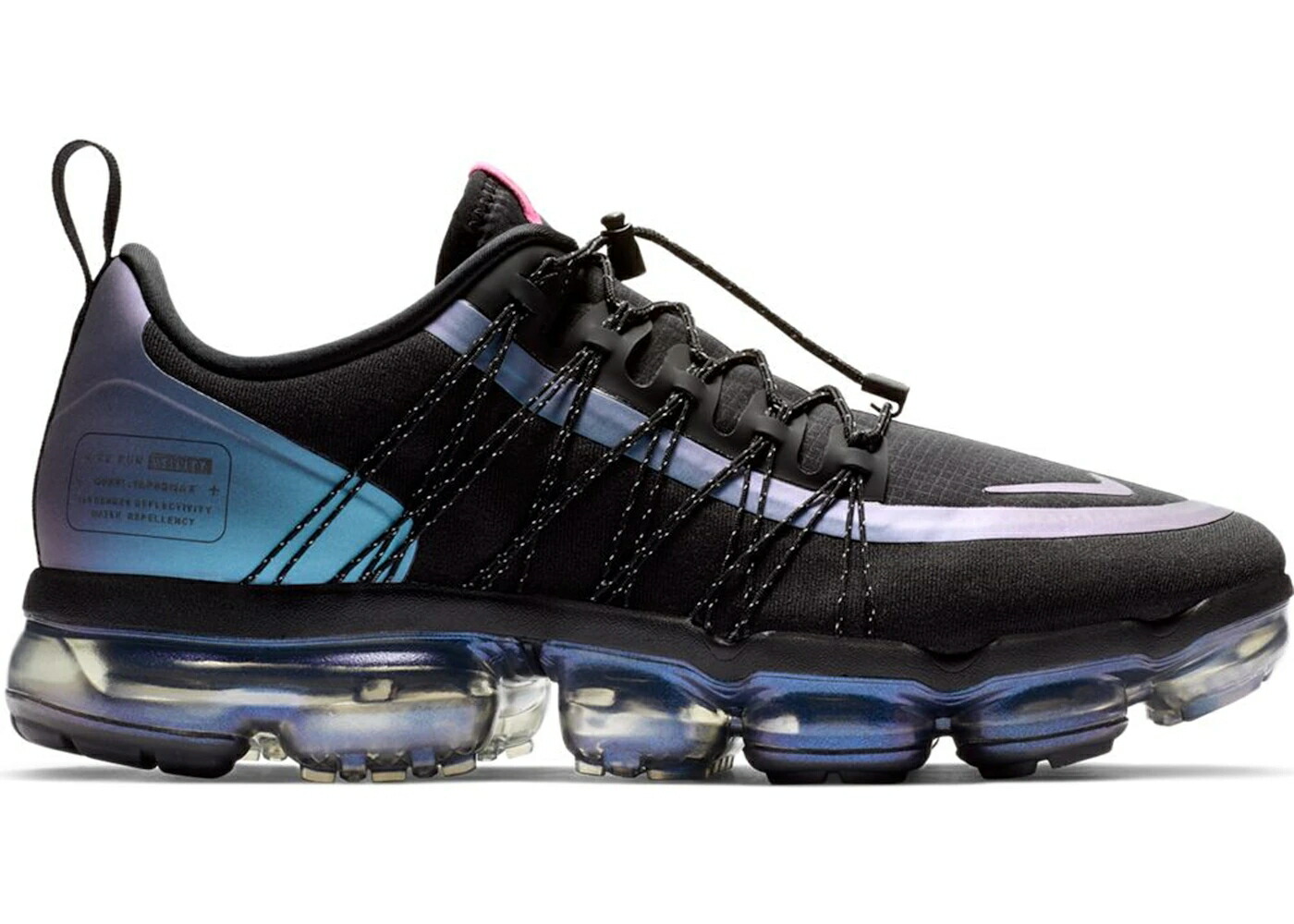ナイキ 幽客 黒いこと 黒いこと レーザ エアヴェイパーマックス スニーカー メンズ NIKE AIR VAPORMAX RUN UTILITY THROWBACK FUTURE / BLACK LASER FUCHSIA ANTHRACITE