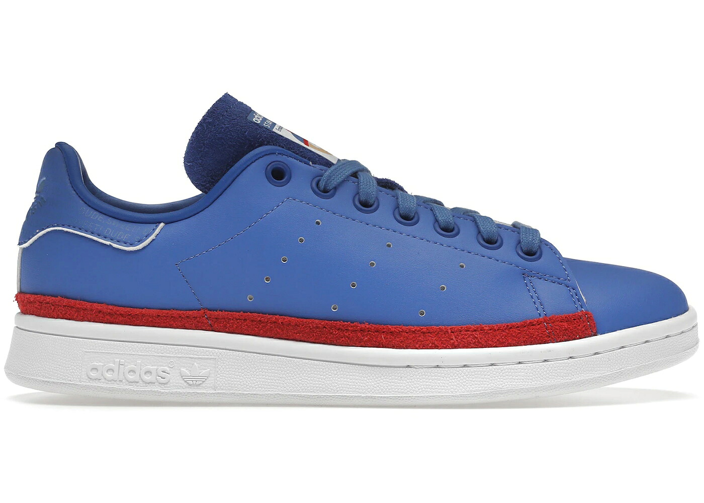 アディダス 青味 青味 赤 赤いこと 白いこと 白いこと 観点為損ない スニーカー メンズ ADIDAS STAN SMITH SOUTHPARK MARSH / BLUE RED WHITE