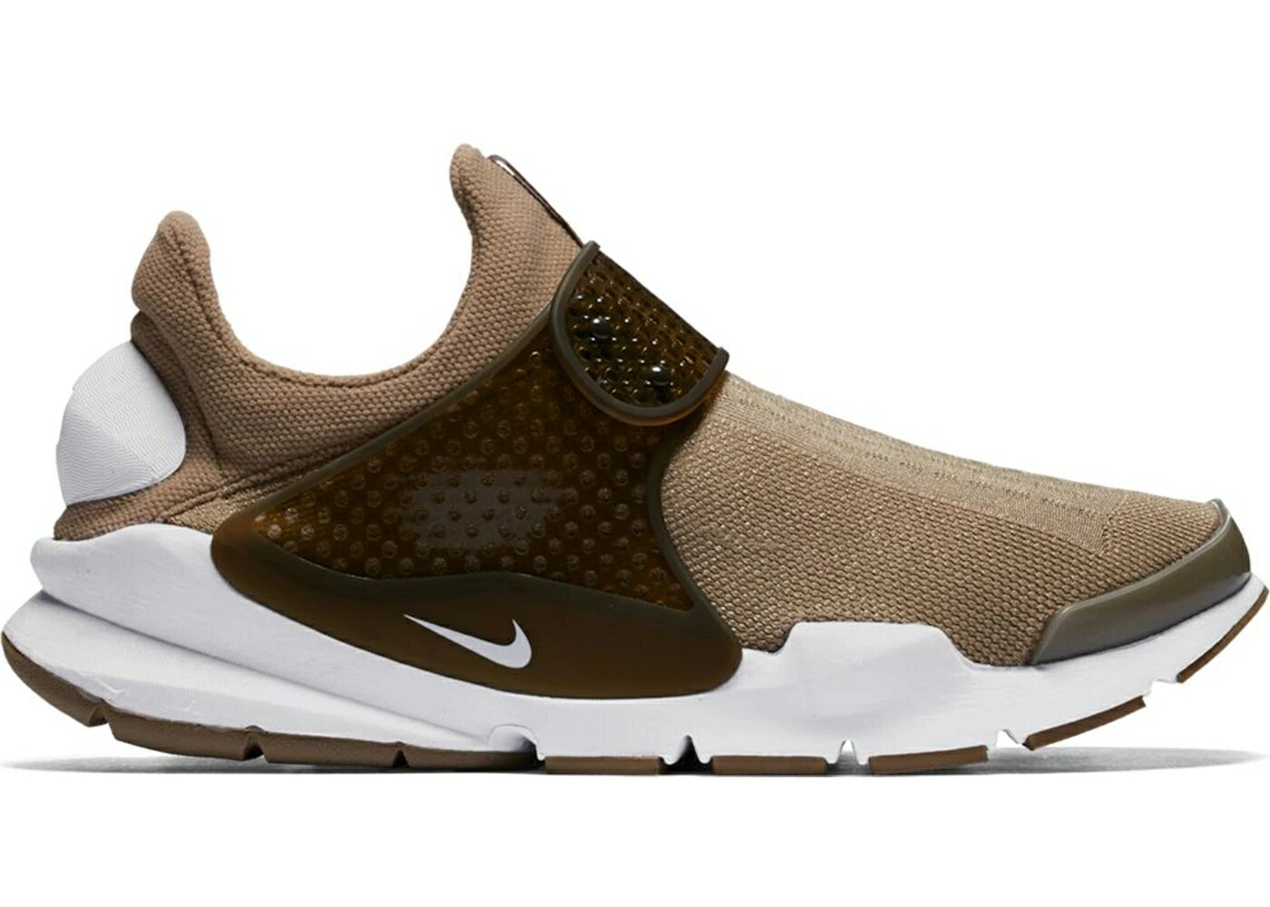 ナイキ ダート カーキ 白色 ホワイト カーゴ スニーカー メンズ NIKE SOCK DART KHAKI / KHAKI WHITE CARGO KHAKI