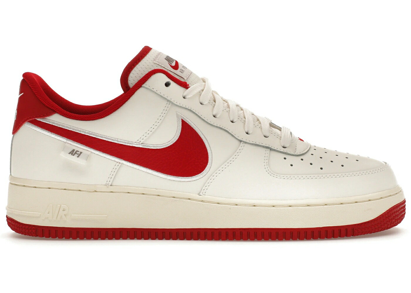 ナイキ 赤 レッド エアフォース 07 スニーカー メンズ NIKE AIR FORCE 1 LOW SAIL GYM RED / SAIL COCONUT MILK FLAT PEWTER