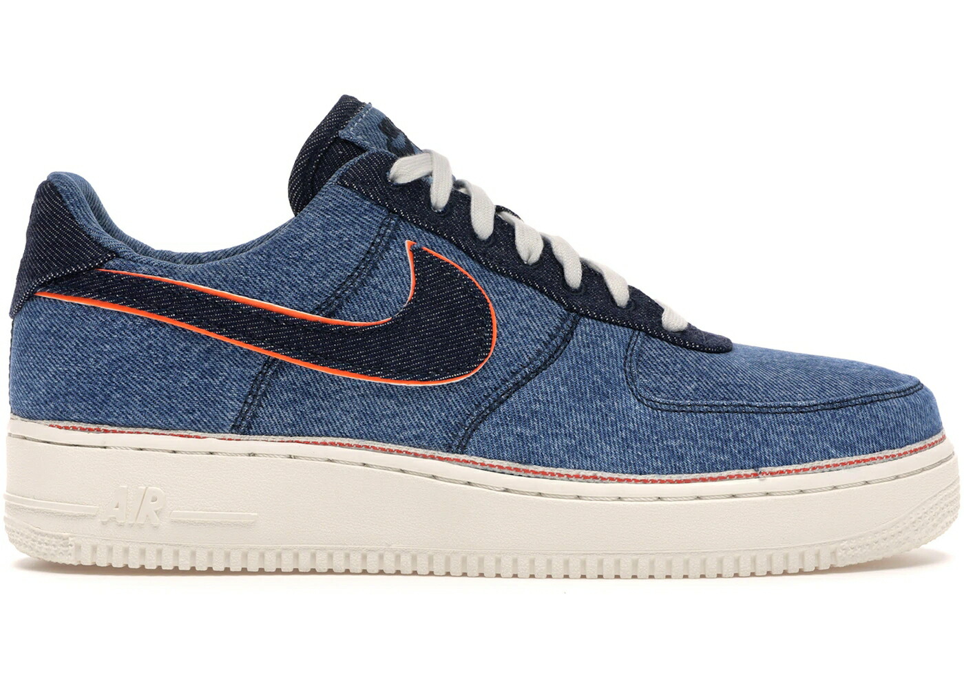 ナイキ デニム 青色 ブルー エアフォース スニーカー メンズ NIKE AIR FORCE 1 LOW 3X1 DENIM STONEWASH / STONEWASH BLUE DARK OBSIDIAN