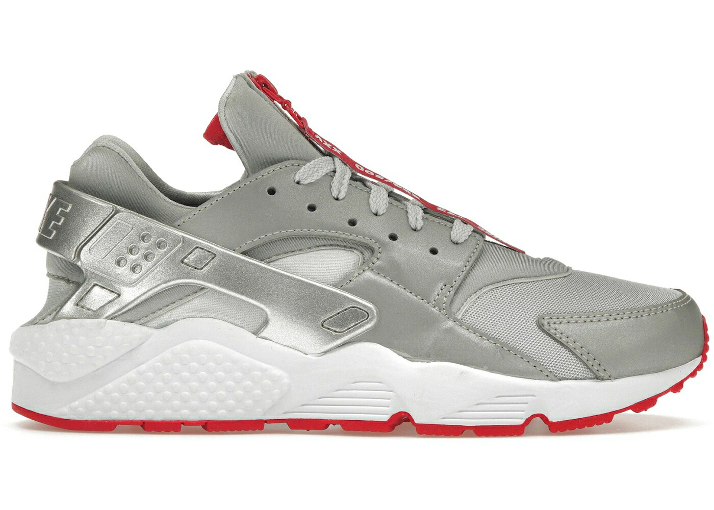 ナイキ ハラチ ラン 銀色 シルバー 白色 ホワイト ハラチラン スニーカー メンズ NIKE AIR HUARACHE RUN ZIP SHOE PALACE 25TH ANNIVERSARY / METALLIC SILVER WHITE UNIVERSITY