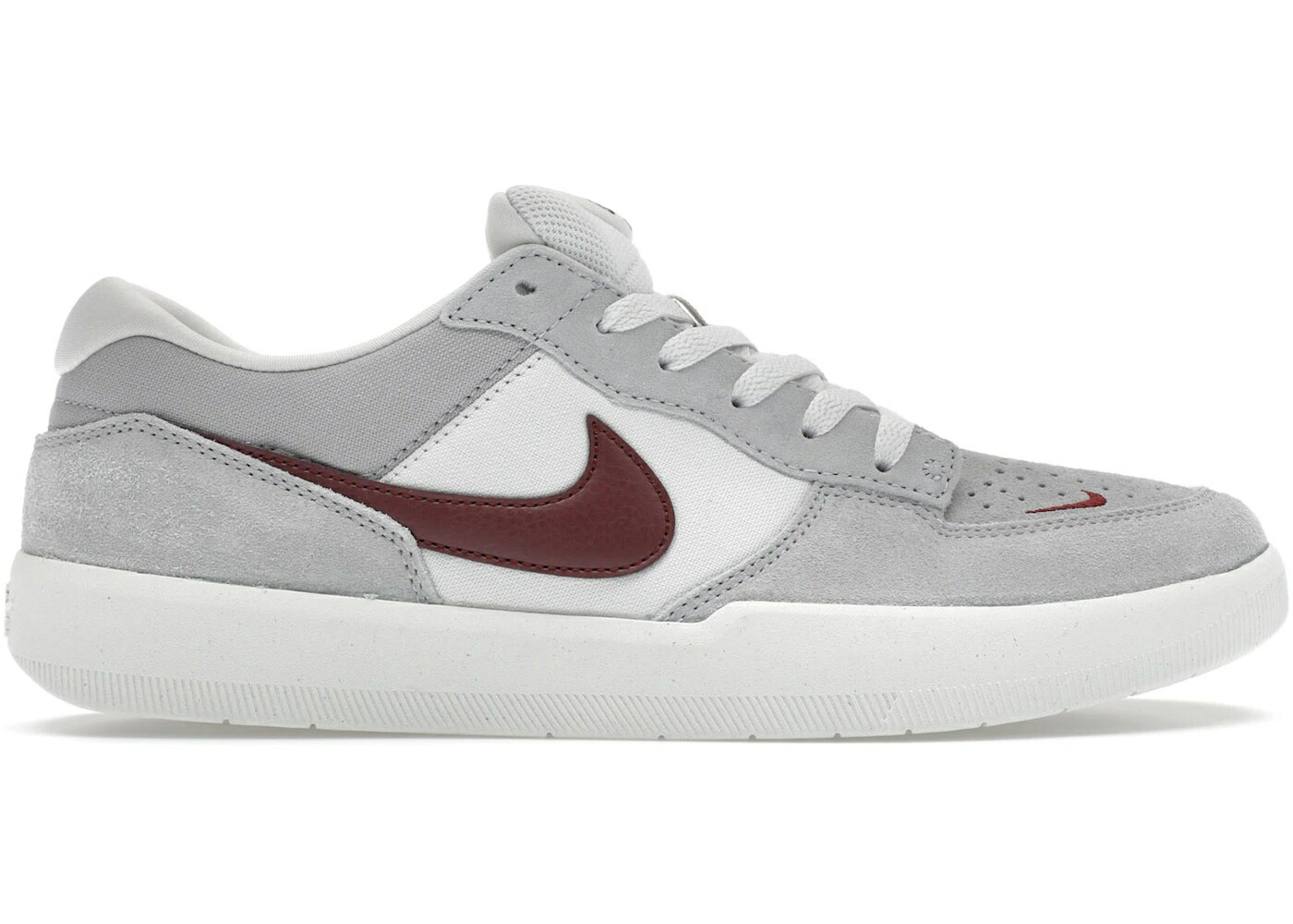 ナイキ エスビー プラチナム 赤 レッド 灰色 グレー スニーカー メンズ NIKE SB FORCE 58 PLATINUM TINT DARK RED / PLATINUM TINT WOLF GREY SUMMIT