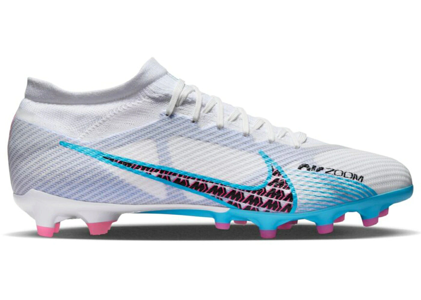 ナイキ ズーム プロ ブラスト 白色 ホワイト ピンク 藍色 インディゴ スニーカー メンズ NIKE ZOOM VAPOR 15 PRO AG-PRO BLAST PACK / WHITE PINK BLAST INDIGO HAZE｜スニケス
