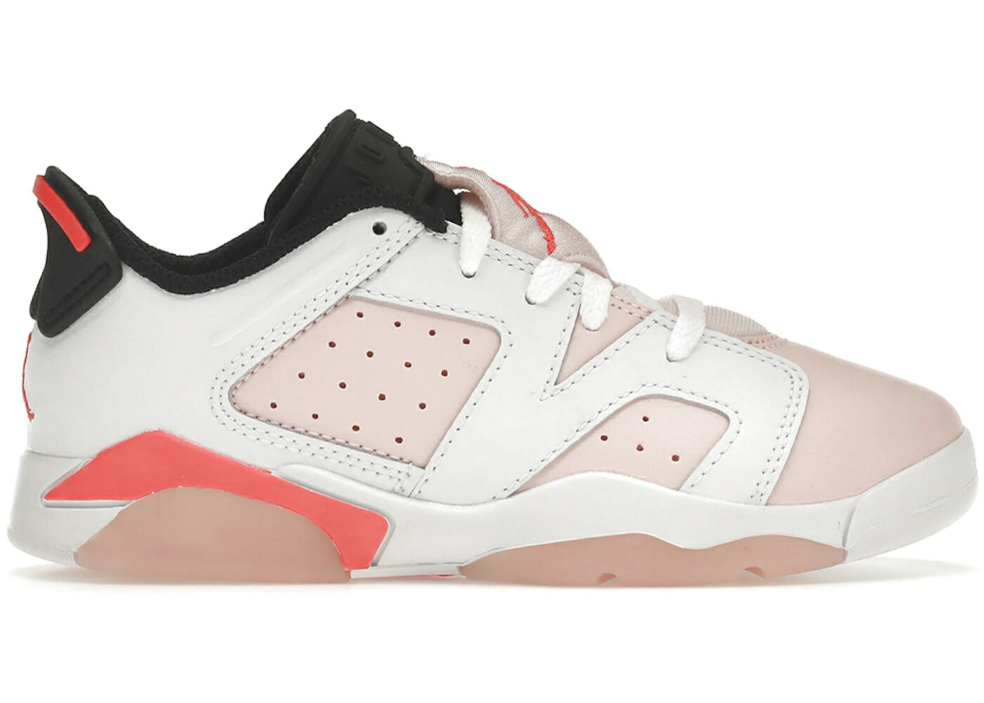 ナイキ ジョーダン 白いこと 白いこと 黒いこと 黒いこと 御坊っちゃん キッズ JORDAN 6 LOW ATMOSPHERE (なおなお書き) / WHITE INFRARED 23 BLACK もの言う花 マタニティ スニーカー