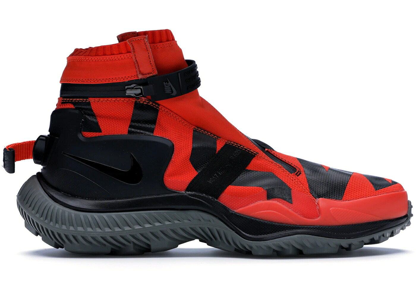 ナイキ ブーツ チーム 橙 オレンジ 黒色 ブラック 灰色 グレー スニーカー メンズ NIKE GAITER BOOT TEAM ORANGE / TEAM ORANGE BLACK TUMBLED GREY