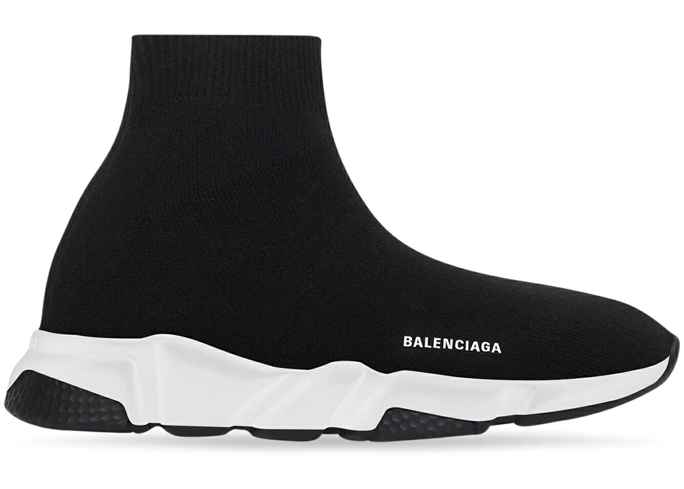 バレンシアガ す早さ 黒いこと 黒いこと 白いこと 白いこと お坊っちゃん キッズ BALENCIAGA SPEED RECYCLED BLACK WHITE (KIDS) / BLACK WHITE もの言う花 マタニティ スニーカー