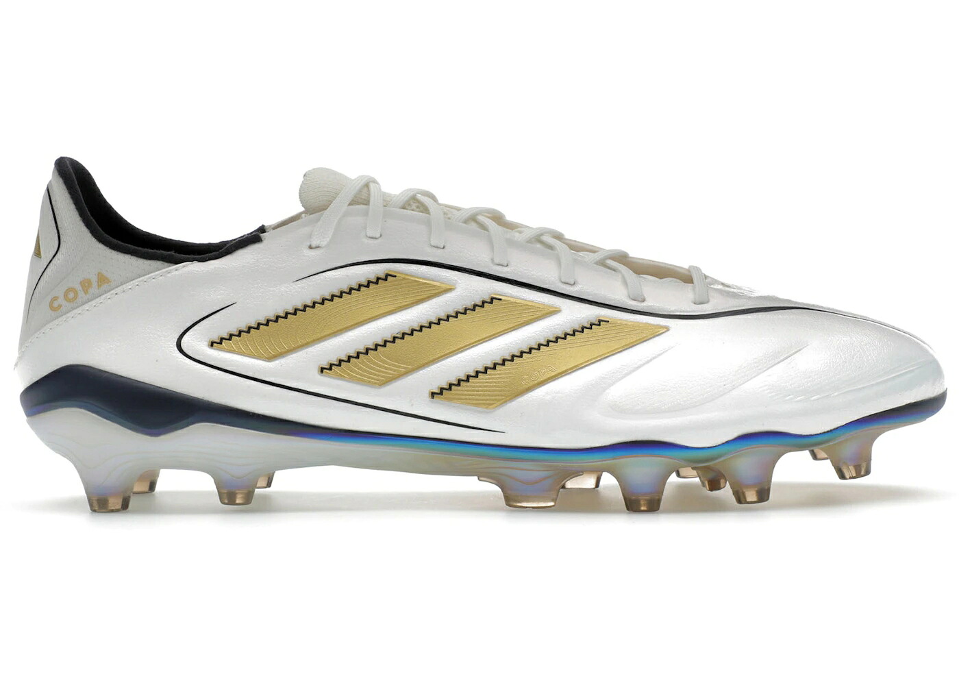 アディダス 純一無雑 エリート 白いこと 白いこと ゴールド 中核グループ スニーカー メンズ ADIDAS COPA PURE 3 ELITE FG LUXE CONTROL PACK / CLOUD WHITE MATTE GOLD CORE