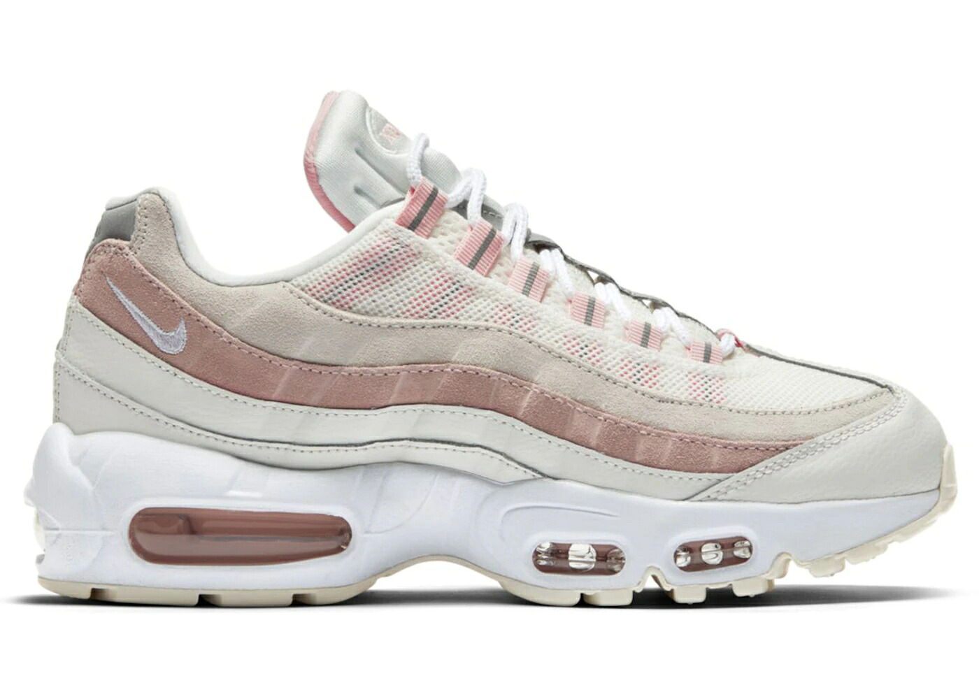 ナイキ マックス 白色 ホワイト エアマックス WOMEN'S スニーカー レディース NIKE AIR MAX 95 BLEACHED CORAL (WOMEN'S) / BLEACHED CORAL TAUPE WHITE|スニケス