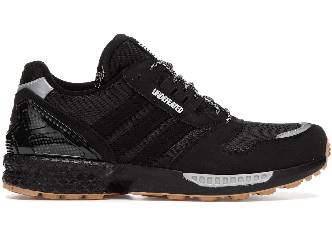 アディダス アンディフィーテッド 黒色 ブラック 灰色 グレー スニーカー メンズ ADIDAS ZX 8000 UNDEFEATED NEIGHBORHOOD BLACK / BLACK GREY GUM