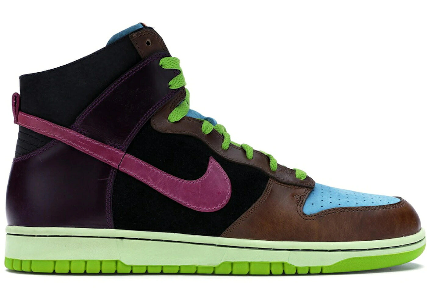 ナイキ ダンク ご機嫌 アンディフィーテッド 青味 青み 黒いこと 黒いこと ダンクハイ スニーカー メンズ NIKE DUNK HIGH UNDEFEATED / BLUE REEF COTTON CANDY BLACK