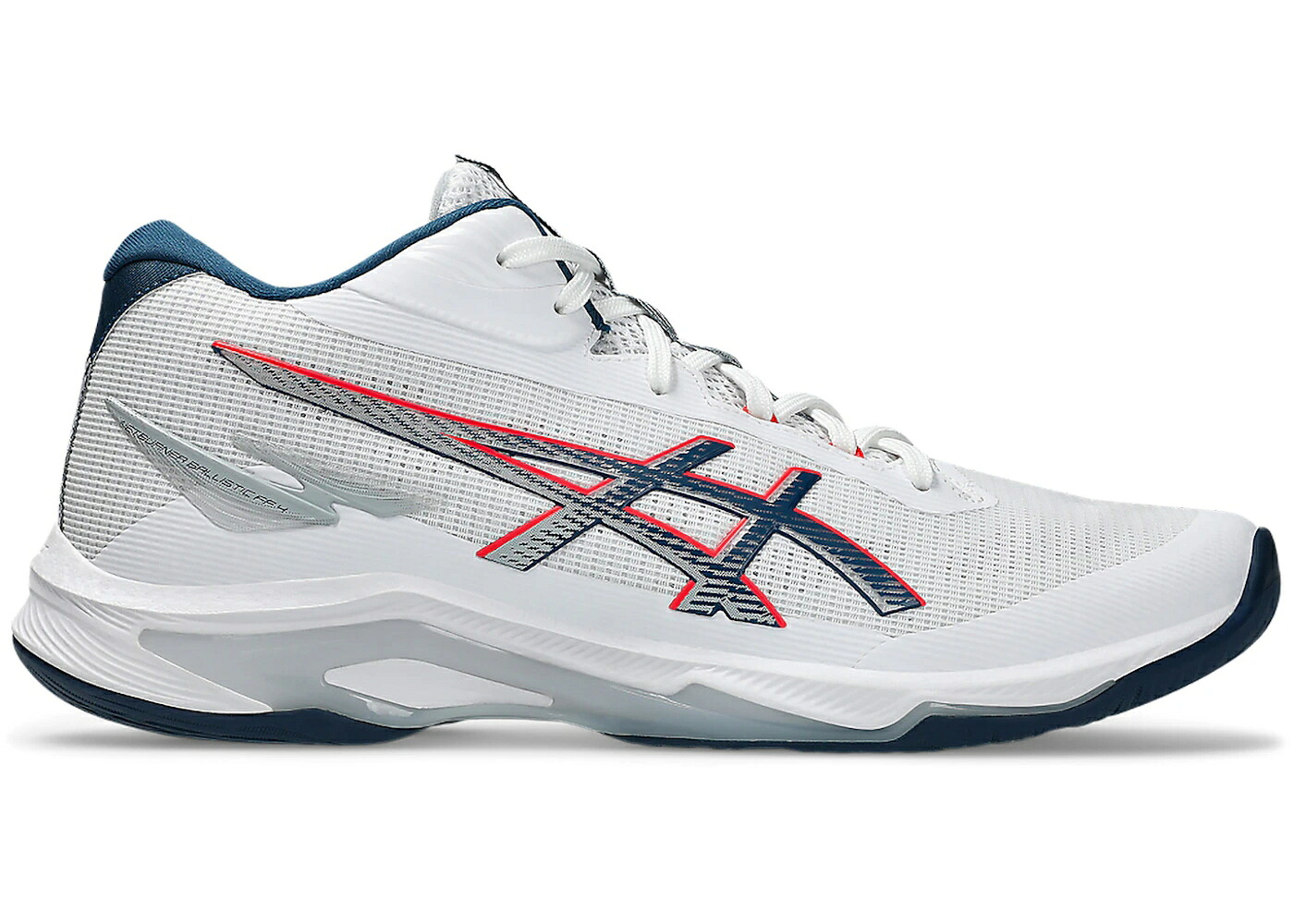 アシックス 白いこと 白いこと 青味 青み スニーカー メンズ ASICS NETBURNER BALLISTIC FF MT 4 WHITE MAKO BLUE / WHITE MAKO BLUE