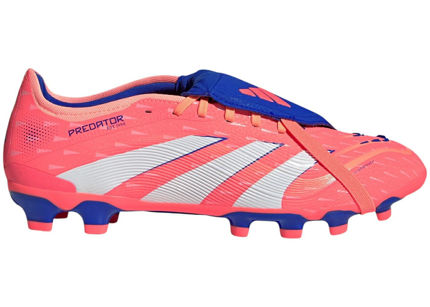 アディダス プレデター プロ 白色 ホワイト スニーカー メンズ ADIDAS PREDATOR PRO FOLD-OVER TONGUE MG CORAL BLAZE PACK / SIGNAL CORAL CLOUD WHITE BEAM