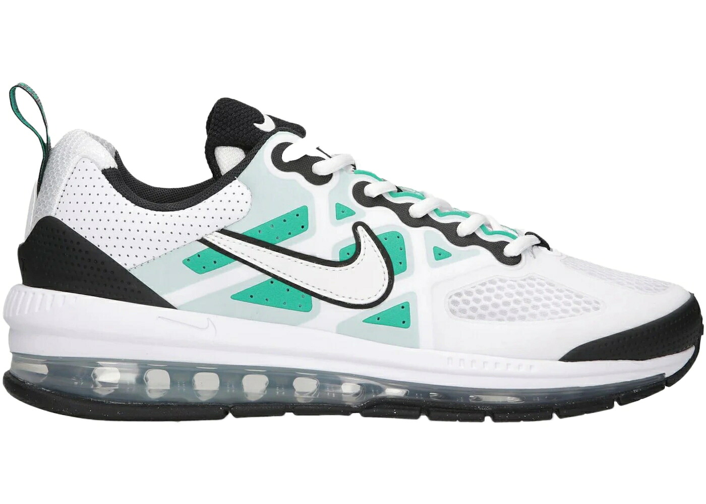 ナイキ マックス 白色 ホワイト 黒色 ブラック エアマックス スニーカー メンズ NIKE AIR MAX GENOME CLEAR EMERALD / CLEAR EMERALD WHITE BLACK｜スニケス 59,640円