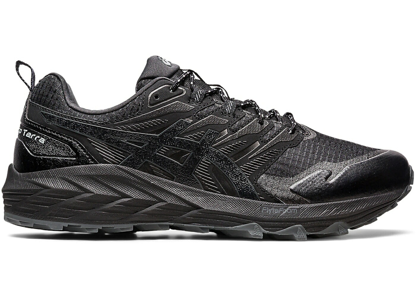 アシックス 黒色 ブラック 灰色 グレー スニーカー メンズ ASICS GEL-TRABUCO TERRA SPS BLACK DARK GREY / BLACK DARK GREY