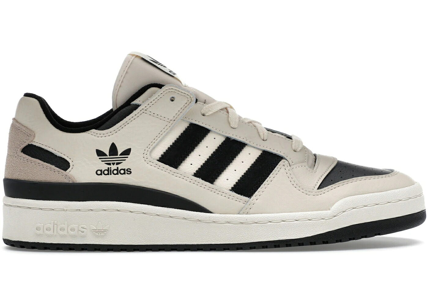アディダス 討論会 白いこと 白いこと 中核グループ 黒いこと 黒いこと ベージュ スニーカー メンズ ADIDAS FORUM LOW CL WONDER WHITE CORE BLACK BEIGE / WONDER WHITE CORE BLACK WONDER