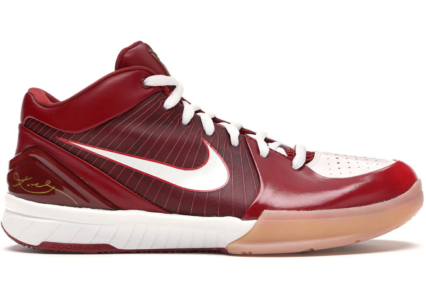 ナイキ コービー クリムゾン 白色 ホワイト 赤 レッド スニーカー メンズ NIKE KOBE 4 ALL-STAR / VARSITY CRIMSON WHITE ATOM RED