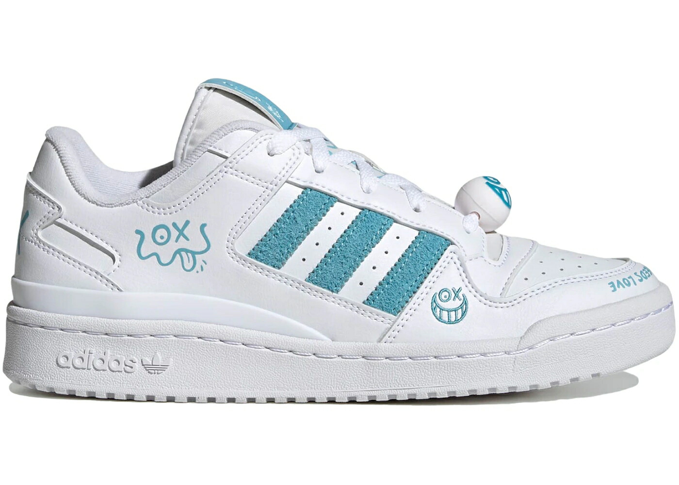 アディダス フォーラム クラシック ユニオン 白色 ホワイト スニーカー メンズ ADIDAS FORUM LOW CLASSIC ANDR SARAIVA LOVE UNION / CLOUD WHITE CLOUD WHITE CLOUD