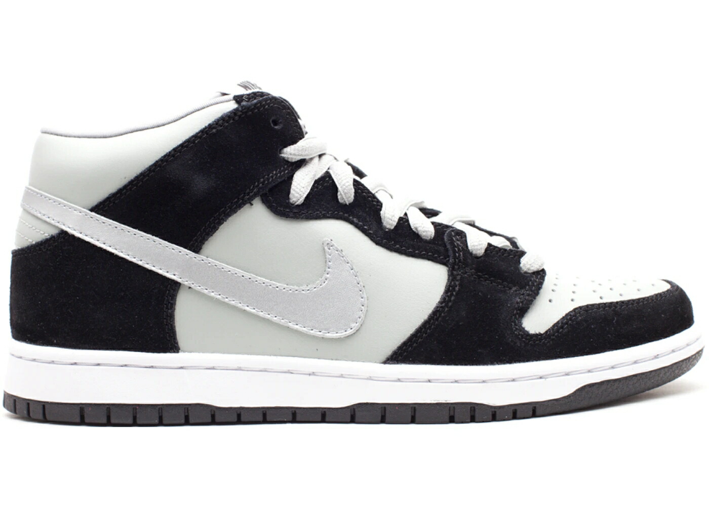 ナイキ エスビー ダンク ミッド 黒色 ブラック 銀色 シルバー スニーカー メンズ NIKE SB DUNK MID BLACK SILVER / BLACK METALLIC SILVER MEDIUM