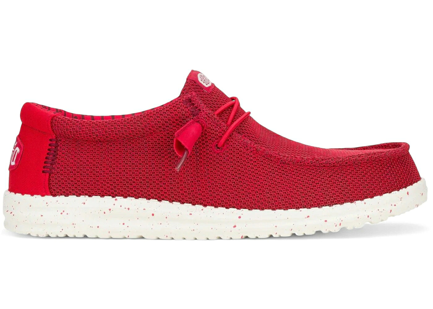 ヘイデュード 赤 レッド スニーカー メンズ HEY DUDE HEY DUDE WALLY STRETCH SOX RED /