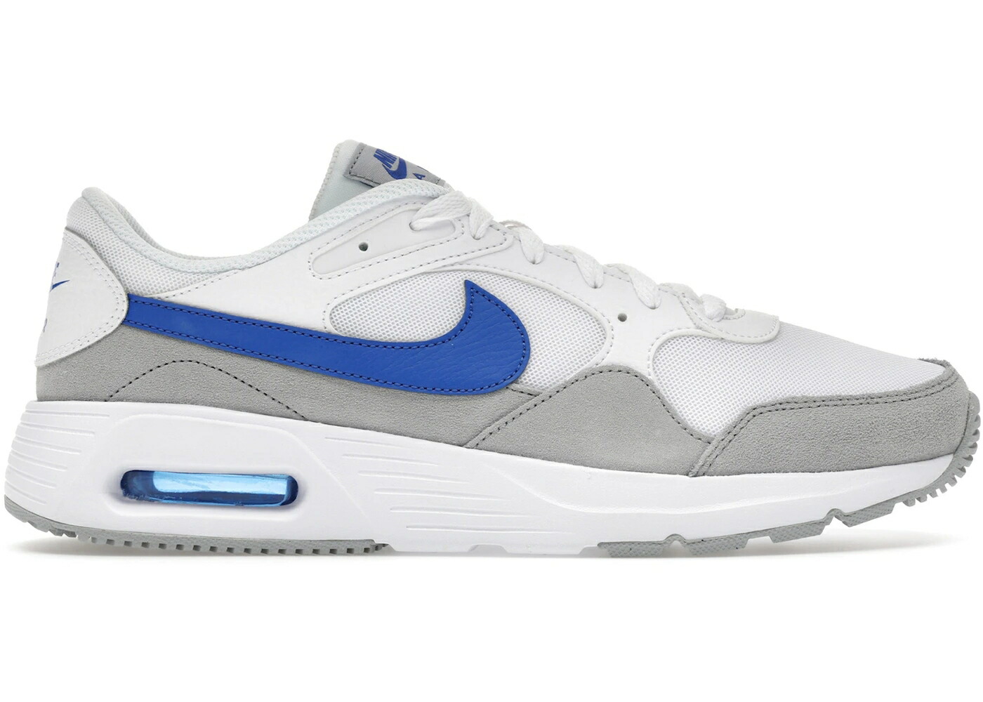 ナイキ マックス 白色 ホワイト ゲーム 灰色 グレー エアマックス ゲームロイヤル 青 ブルー スニーカー メンズ NIKE AIR MAX SC WHITE GAME ROYAL / WHITE GAME ROYAL WOLF GREY